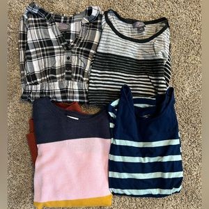 Maternity tops - size Large